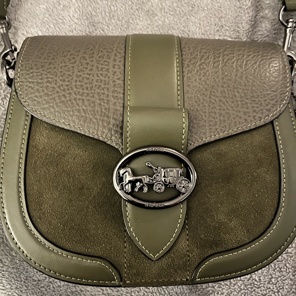 COACH crossbody saddle bag